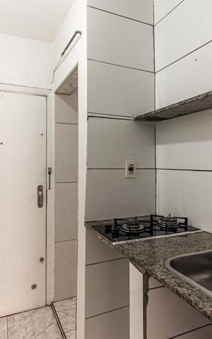Apartamento à venda com 28m², 1 quarto e sem vaga Apartamento à venda com 28m², 1 quarto e sem vagaCozinha