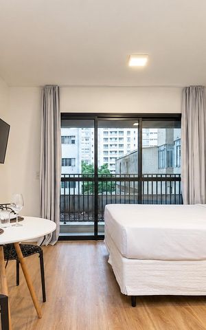 Studio à venda com 30m², 1 quarto e sem vagaSala/Quarto