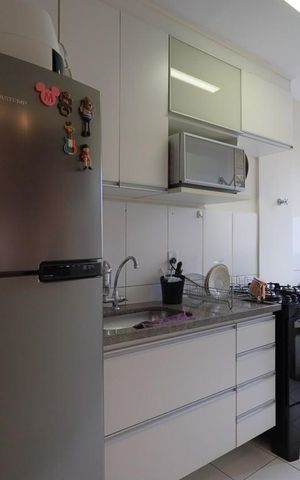Apartamento para alugar com 51m², 2 quartos e 1 vaga Apartamento para alugar com 51m², 2 quartos e 1 vagaCozinha e Área de Serviço