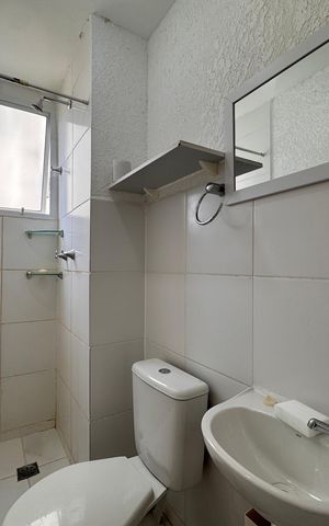 Apartamento para alugar com 43m², 2 quartos e 1 vaga Apartamento para alugar com 43m², 2 quartos e 1 vagaBanheiro Social