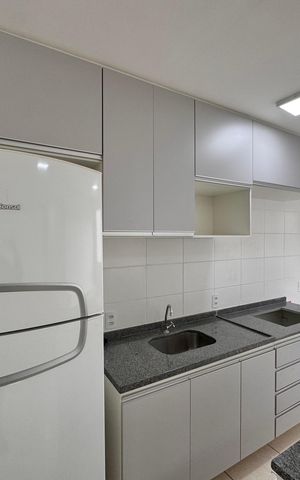 Apartamento à venda com 48m², 2 quartos e 1 vagaCozinha e Área de Serviço