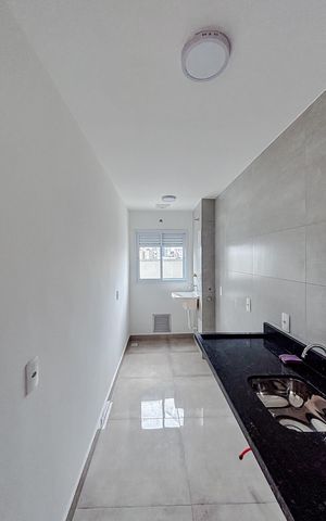 Apartamento para alugar com 47m², 2 quartos e sem vagaCozinha e Área de Serviço