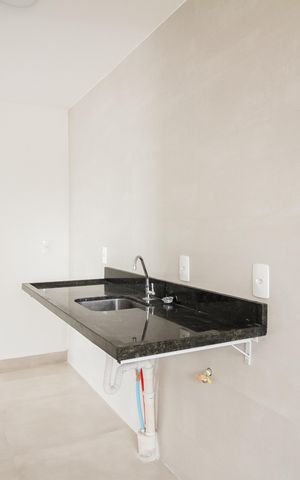 Apartamento para alugar com 47m², 2 quartos e 1 vaga Apartamento para alugar com 47m², 2 quartos e 1 vagaCozinha e Área de Serviço