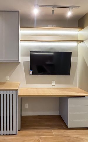 Studio para alugar com 25m², 1 quarto e 1 vaga