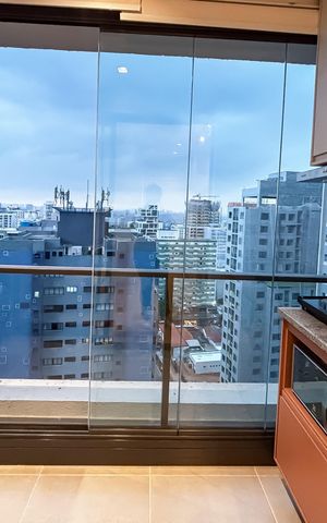 Studio para alugar com 25m², 1 quarto e 1 vaga