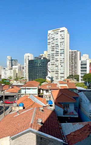 Studio para alugar com 24m², 1 quarto e sem vaga Studio para alugar com 24m², 1 quarto e sem vagaVista da Varanda