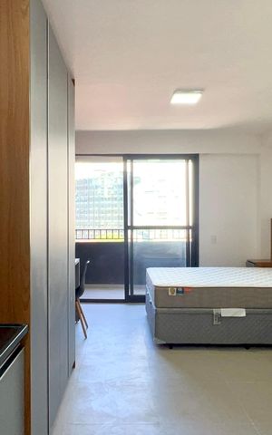 Studio para alugar com 24m², 1 quarto e sem vaga Studio para alugar com 24m², 1 quarto e sem vagaCozinha