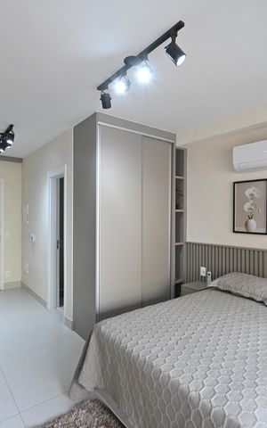 Studio à venda com 28m², 1 quarto e sem vagaSala/Quarto