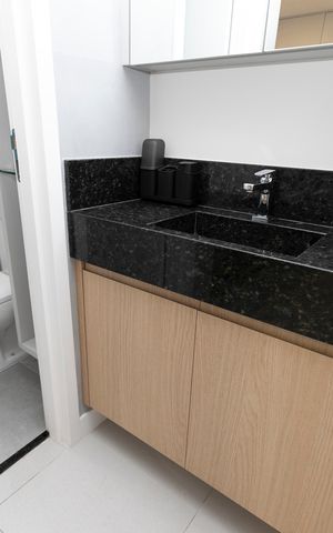 Apartamento para alugar com 46m², 1 quarto e 1 vagaLAVABO + BANHEIRO