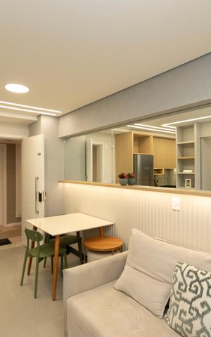 Apartamento para alugar com 46m², 1 quarto e 1 vagaSALA DOIS AMBIENTES