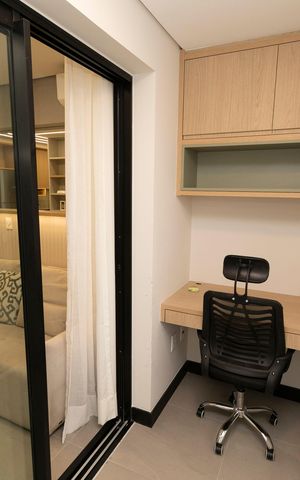 Apartamento para alugar com 46m², 1 quarto e 1 vagaVARANDA