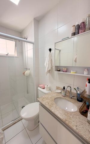 Apartamento à venda com 59m², 2 quartos e 1 vagaBanheiro da Suíte