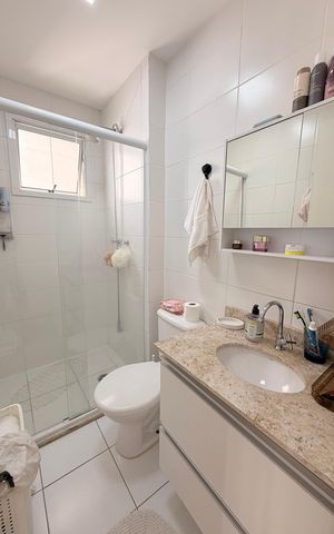 Apartamento à venda com 59m², 2 quartos e 1 vagaBanheiro da Suíte
