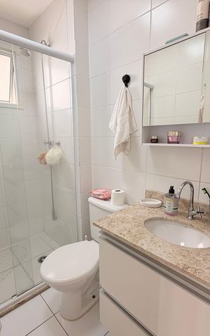 Apartamento à venda com 59m², 2 quartos e 1 vagaBanheiro da Suíte