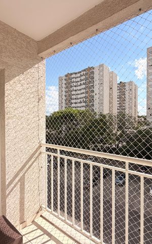 Apartamento à venda com 59m², 2 quartos e 1 vagaSacada
