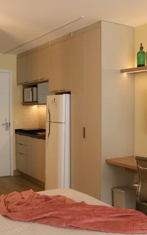 Apartamento para alugar com 26m², 1 quarto e sem vagaQuarto