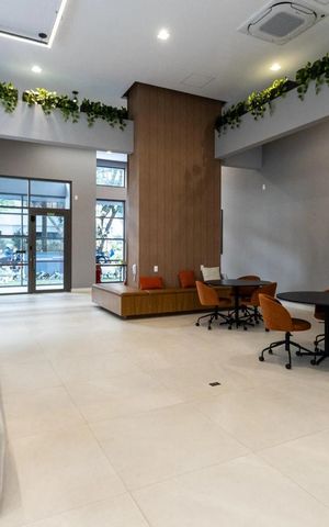 Apartamento para alugar com 26m², 1 quarto e sem vaga Apartamento para alugar com 26m², 1 quarto e sem vagaHall social