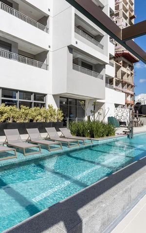 Apartamento para alugar com 26m², 1 quarto e sem vaga Apartamento para alugar com 26m², 1 quarto e sem vagaÁrea comum - Piscina