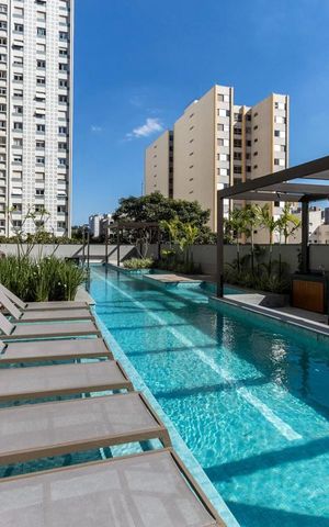 Apartamento para alugar com 26m², 1 quarto e sem vaga Apartamento para alugar com 26m², 1 quarto e sem vagaÁrea comum - Piscina
