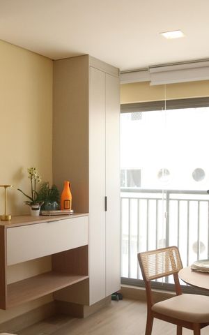 Apartamento para alugar com 26m², 1 quarto e sem vagaQuarto