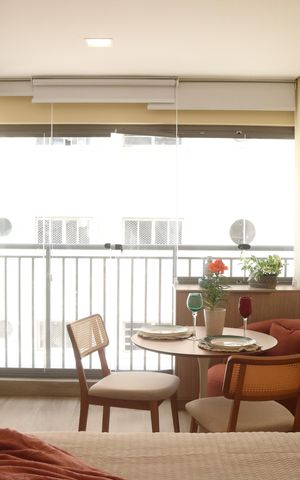 Apartamento para alugar com 26m², 1 quarto e sem vagaQuarto