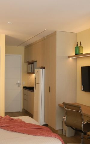 Apartamento para alugar com 26m², 1 quarto e sem vagaQuarto