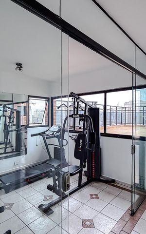 Studio para alugar com 42m², 1 quarto e 1 vaga Studio para alugar com 42m², 1 quarto e 1 vagaÁrea comum - Academia
