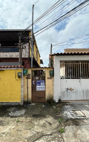 Casa para alugar com 50m², 1 quarto e sem vagaFachada + placa
