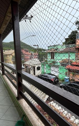 Casa de condomínio à venda com 166m², 3 quartos e 2 vagasVaranda dos Quartos 2 e 3