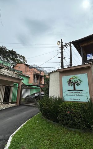 Casa de condomínio à venda com 166m², 3 quartos e 2 vagasFachada e portaria
