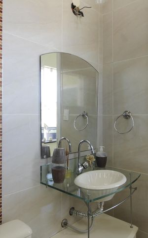 Casa de condomínio para alugar com 120m², 2 quartos e sem vagaBanheiro 1