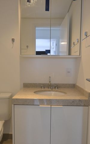 Apartamento para alugar com 58m², 2 quartos e 1 vagaBanheiro Social