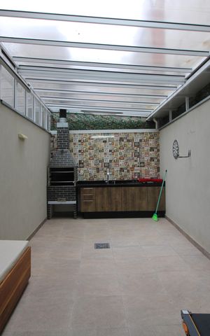 Casa para alugar com 140m², 3 quartos e 2 vagasÁrea gourmet