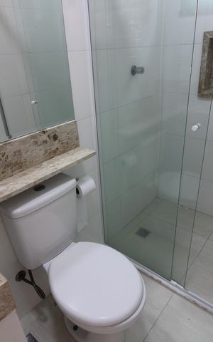 Casa para alugar com 140m², 3 quartos e 2 vagasBanheiro da Suíte