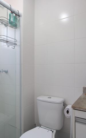 Apartamento para alugar com 78m², 3 quartos e 1 vagaBanheiro da suíte