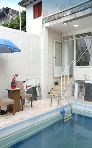 Casa para alugar com 160m², 1 quarto e 1 vaga Casa para alugar com 160m², 1 quarto e 1 vagaPiscina