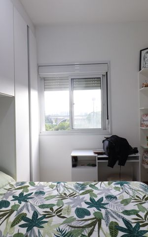 Apartamento para alugar com 42m², 2 quartos e 1 vagaQuarto 1 - Suíte