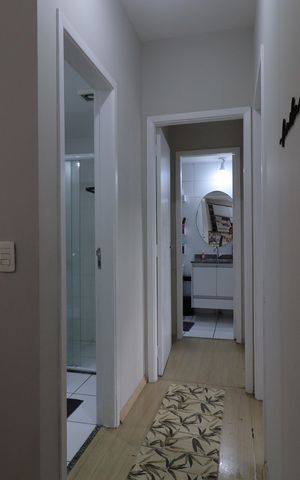 Apartamento para alugar com 42m², 2 quartos e 1 vagaBanheiro Corredor
