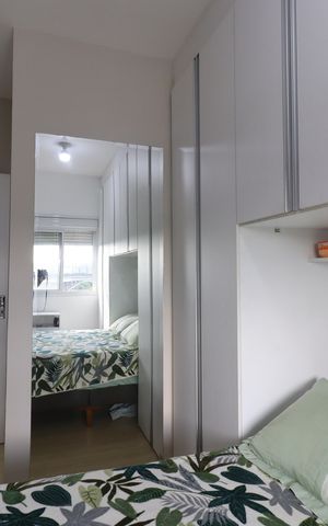 Apartamento para alugar com 42m², 2 quartos e 1 vagaQuarto 1 - Suíte