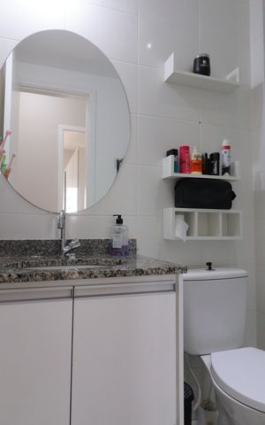 Apartamento para alugar com 42m², 2 quartos e 1 vagaBanheiro