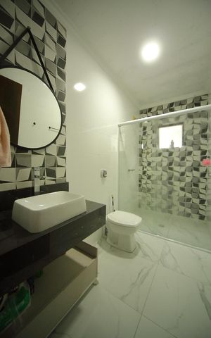 Casa à venda com 232m², 3 quartos e 2 vagasBanheiro Social 
