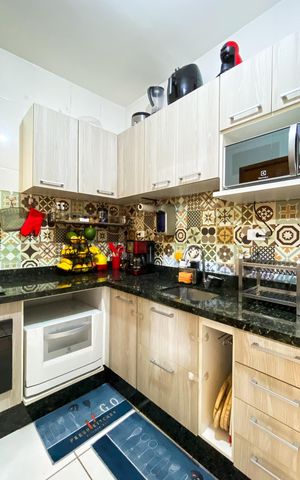 Casa de condomínio à venda com 79m², 2 quartos e 2 vagas Casa de condomínio à venda com 79m², 2 quartos e 2 vagasCozinha