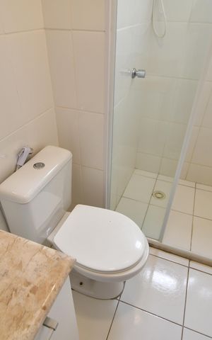 Apartamento para alugar com 55m², 2 quartos e 1 vagaBanheiro Social