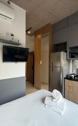 Apartamento para alugar com 24m², 1 quarto e sem vaga Apartamento para alugar com 24m², 1 quarto e sem vagaSala/Quarto