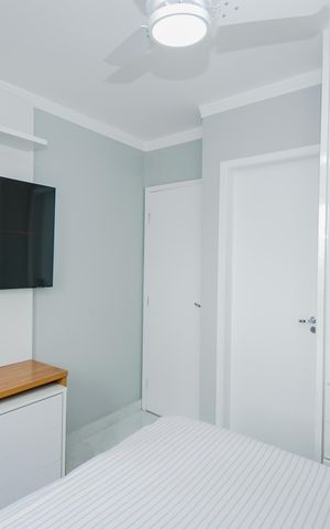 Apartamento à venda com 58m², 2 quartos e 1 vagaQuarto 2 - Suíte
