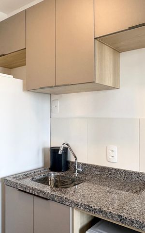 Studio para alugar com 17m², 1 quarto e sem vaga Studio para alugar com 17m², 1 quarto e sem vagaCozinha