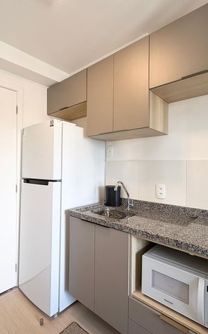 Studio para alugar com 17m², 1 quarto e sem vaga Studio para alugar com 17m², 1 quarto e sem vagaCozinha
