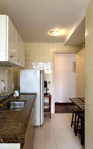 Apartamento para alugar com 58m², 1 quarto e 1 vaga