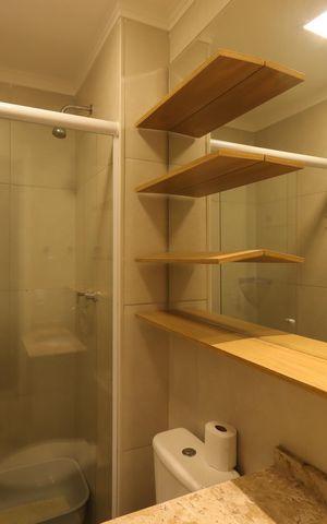 Apartamento à venda com 64m², 2 quartos e 1 vagaBanheiro Social