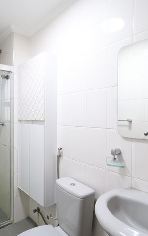 Apartamento para alugar com 145m², 4 quartos e 3 vagasBanheiro Social
